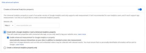 Schritt-für-Schritt-Anleitung zur Erstellung einer neuen Universal Analytics-Property im Google Analytics-Konto