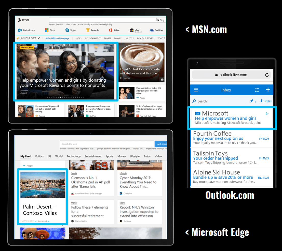 Microsoft Ads Placements